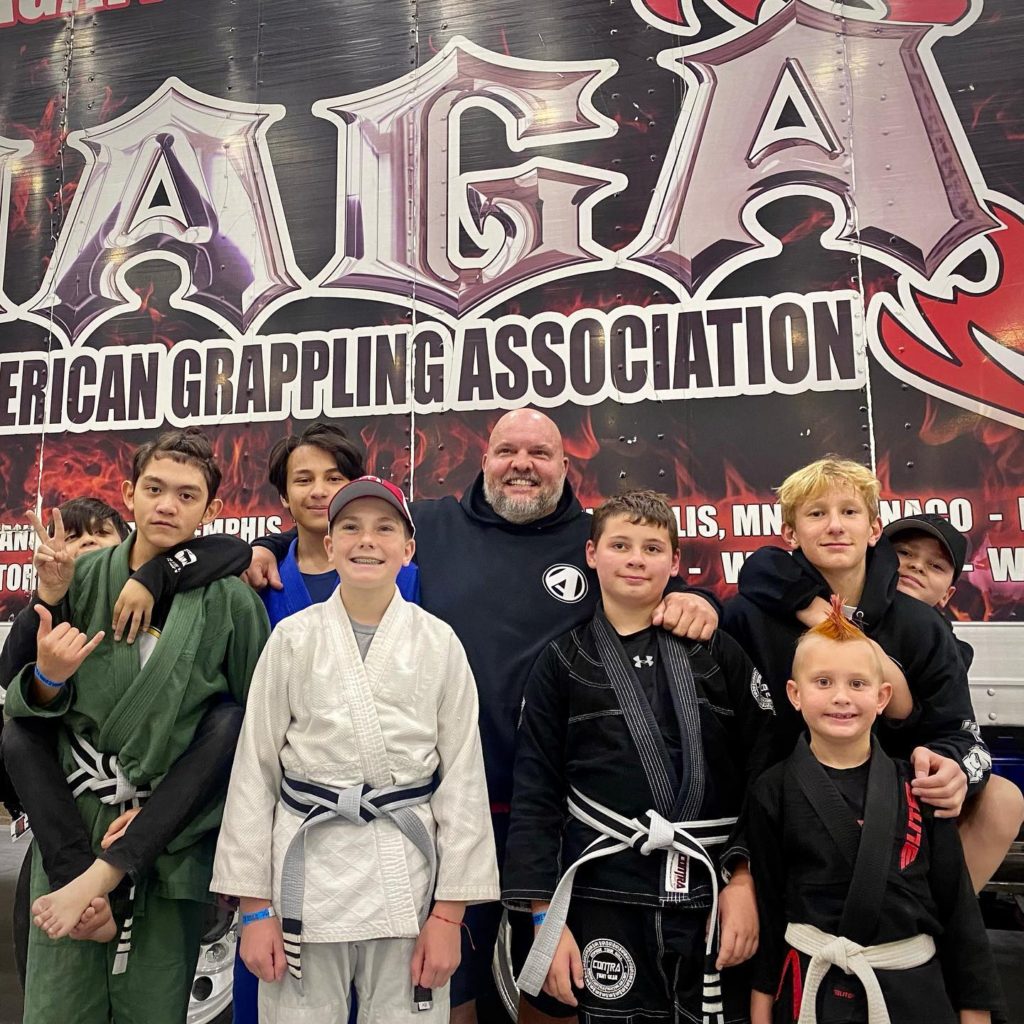 Absolute MMA kids competing at naga grappling tournament