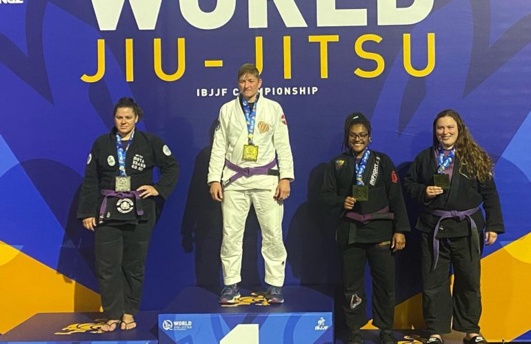 Absolute MMA team member Lyndsie Hauck wins the 2022 IBJJF World Championship as a purple belt