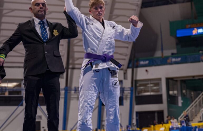 Absolute MMA’s Lyndsie Hauck makes her way to the podium twice at the 2023 IBJJF World Championships