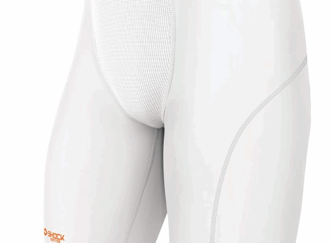 Youth Sports Safety: Compression Shorts with Cup Pocket for Young Athletes